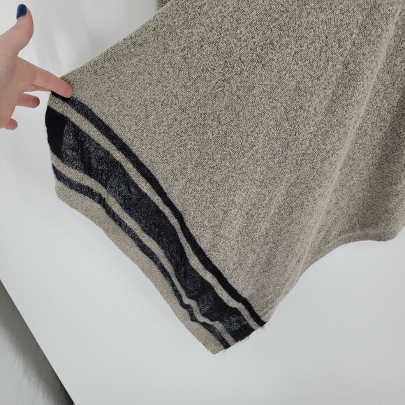 Banana republic womens medium open front draped water fall cardigan wool alpaca - Picture 3 of 9